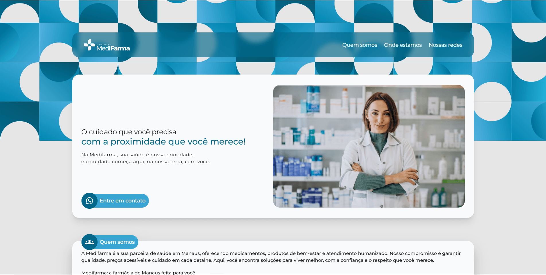 medifarma in browser image