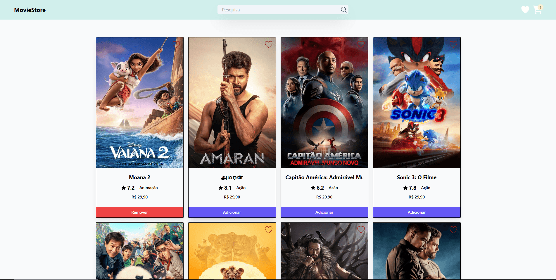 movies-store in browser image