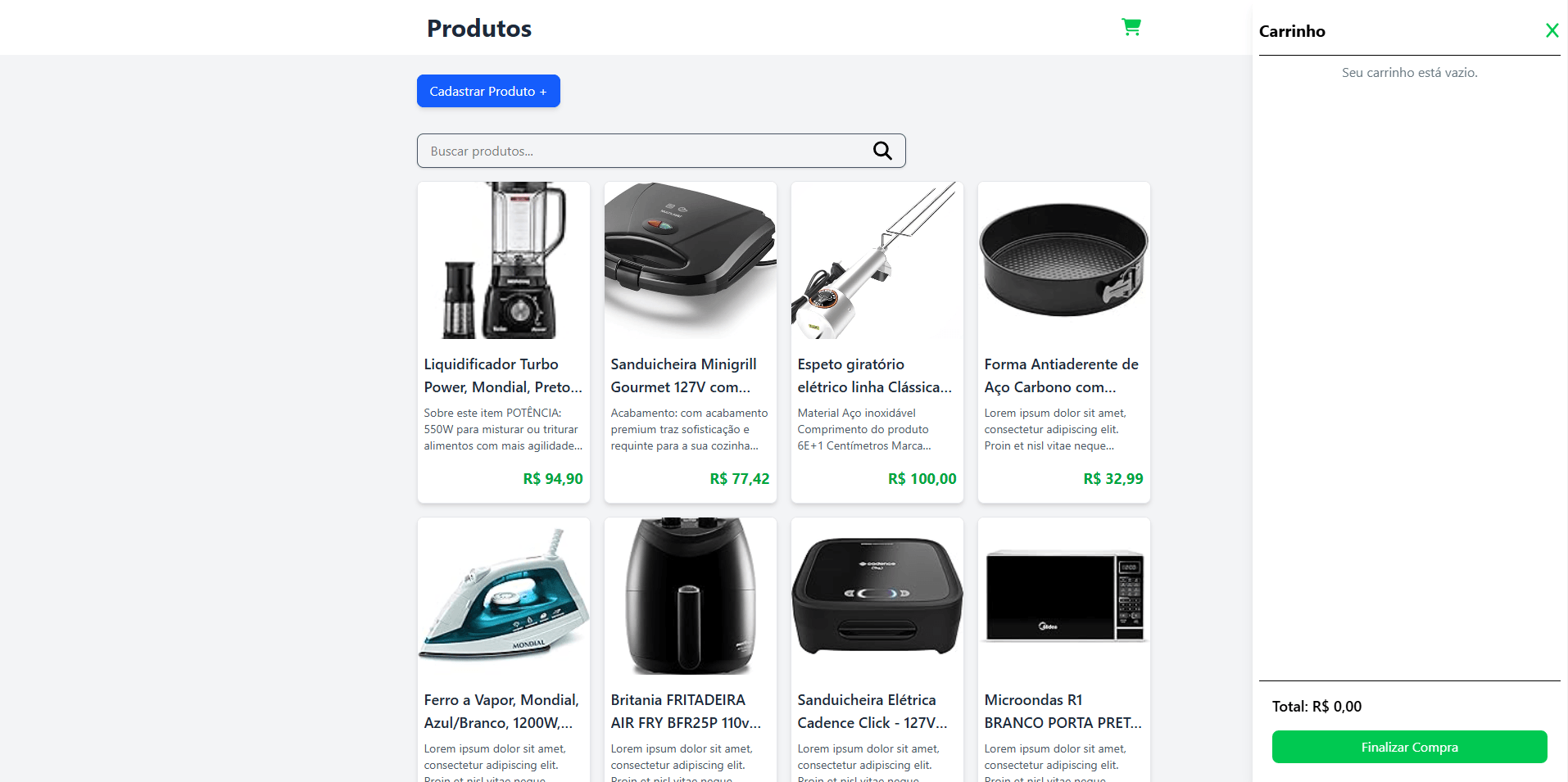 product-administrator in browser image